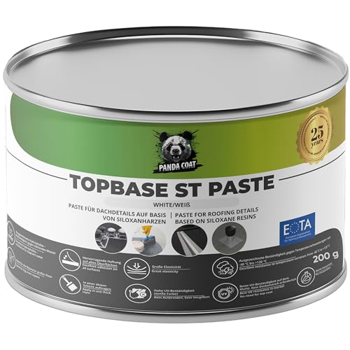 TopBase ST Paste – Silikoninė Sandarinimo Pasta Siūlėms ir Plyšiams, Pilka/Balta, 0,2-1 kg