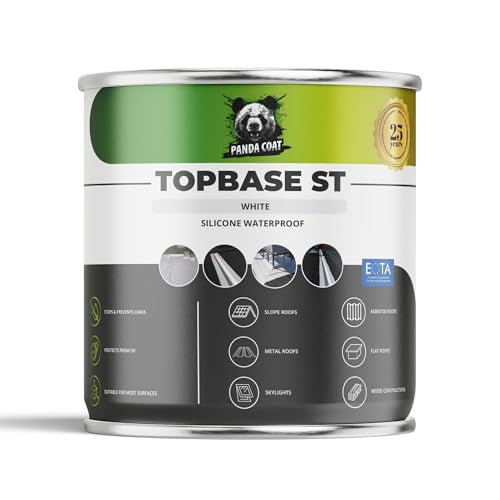 TopBase ST – Silikoninė Hidroizoliacinė Danga, Pilka/Balta, 1-22 kg