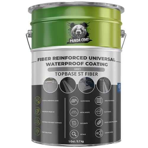 UniBase MS Fiber – Stiklo Pluoštu Sustiprinta Hidroizoliacija, Pilka, 1kg/5,67kg