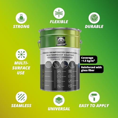 UniBase MS Fiber – Stiklo Pluoštu Sustiprinta Hidroizoliacija, Pilka, 1kg/5,67kg