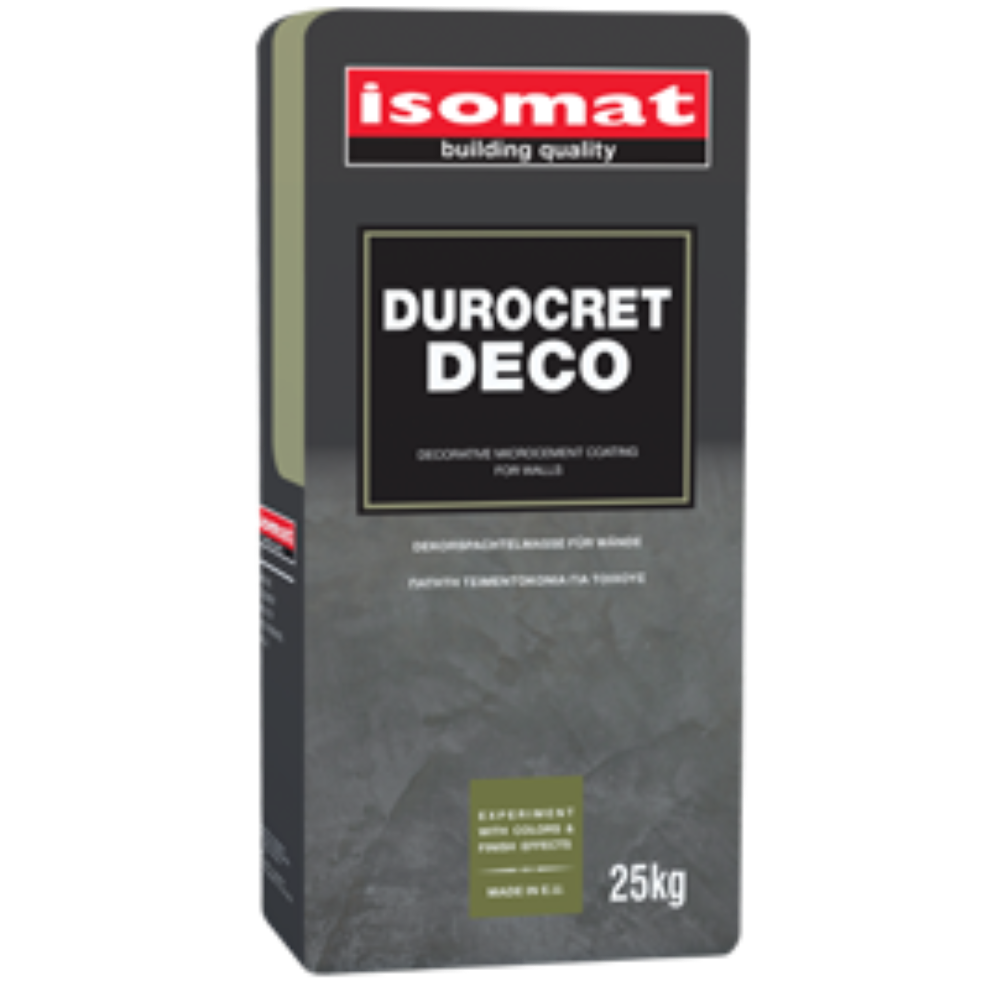 Microcement plaster DUROCRET-DECO light grey 25KG