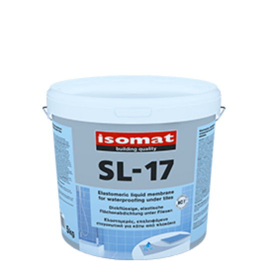 Skysta elastomerinė membrana ISOMAT SL 17 light blue